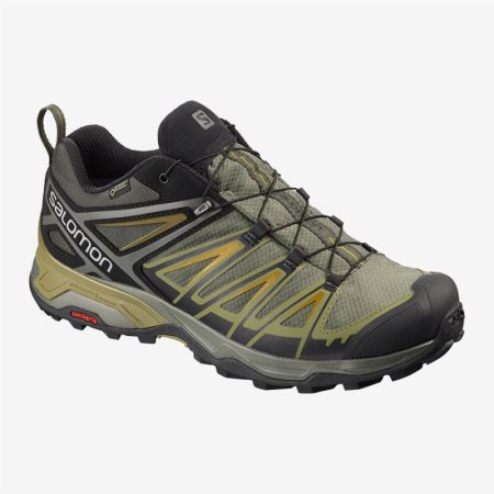 Scarpe Trekking Salomon X ULTRA 3 WIDE GTX Uomo Verde Oliva IT 1-A38